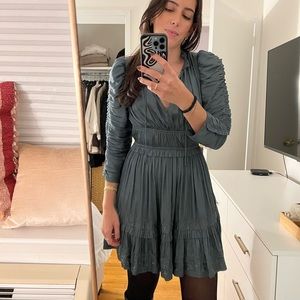 Ulla Johnson blue silk dress